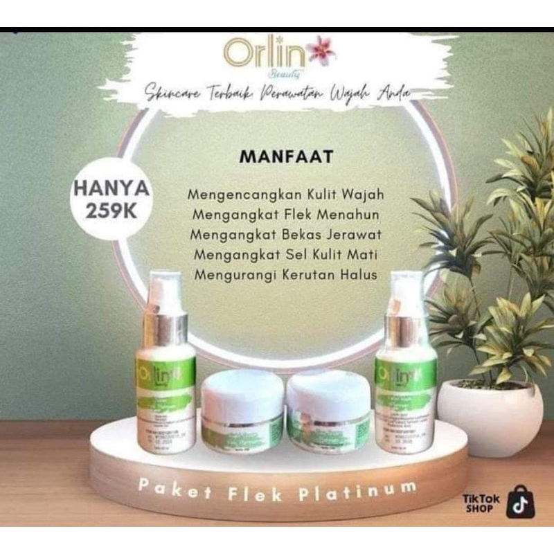 Orlin beauty//Paket flek platinum//Ampuh atasi flek hitam