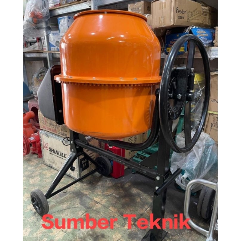 MESIN MOLEN PENGADUK ADUK SEMEN LISTRIK CONCRETE MIXER 180 LITER SUMURA