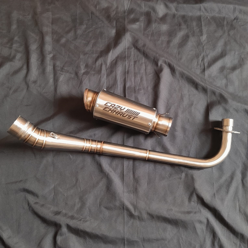 Fullset knalpot Sleep engine Supra, Vega, Jupiter Leheran Roll bending