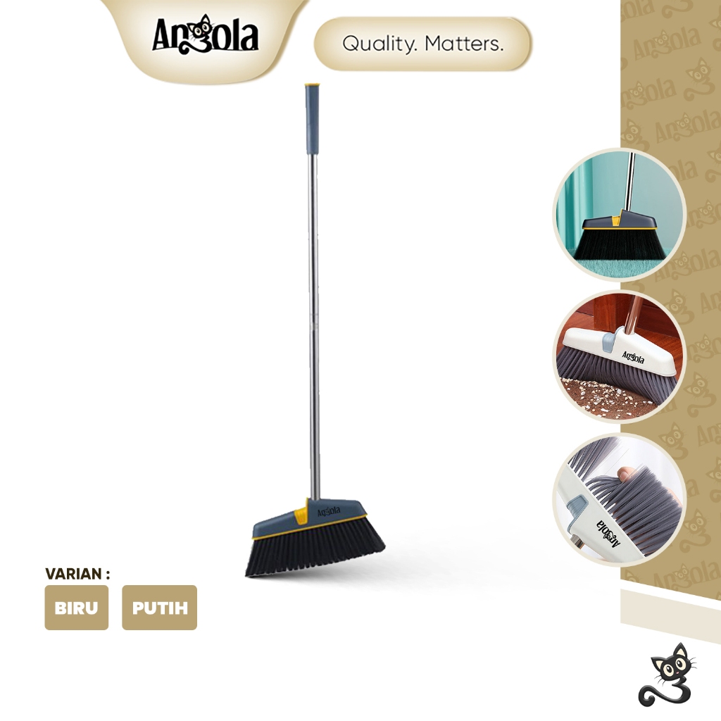 ANGOLA Sapu Pembersih Lantai Serbaguna D50 Floor Broom Sapu Ijuk