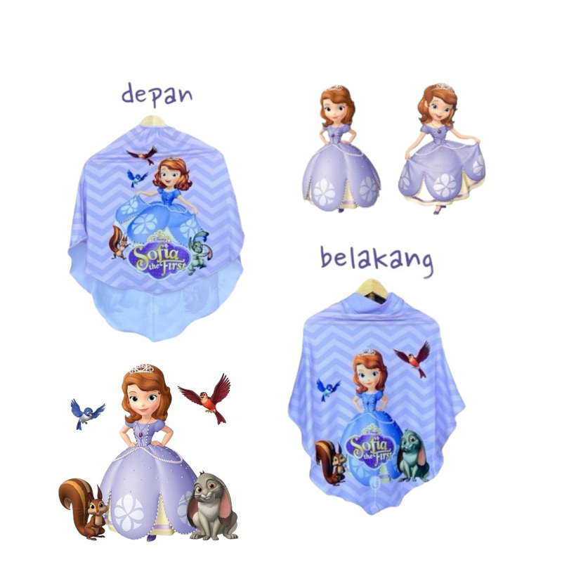 BERGO PRINTING INSTAN ANAK MOTIF SHOFIYA / HIJAB INSTAN ANAK / HIJAB KARAKTER LUCU