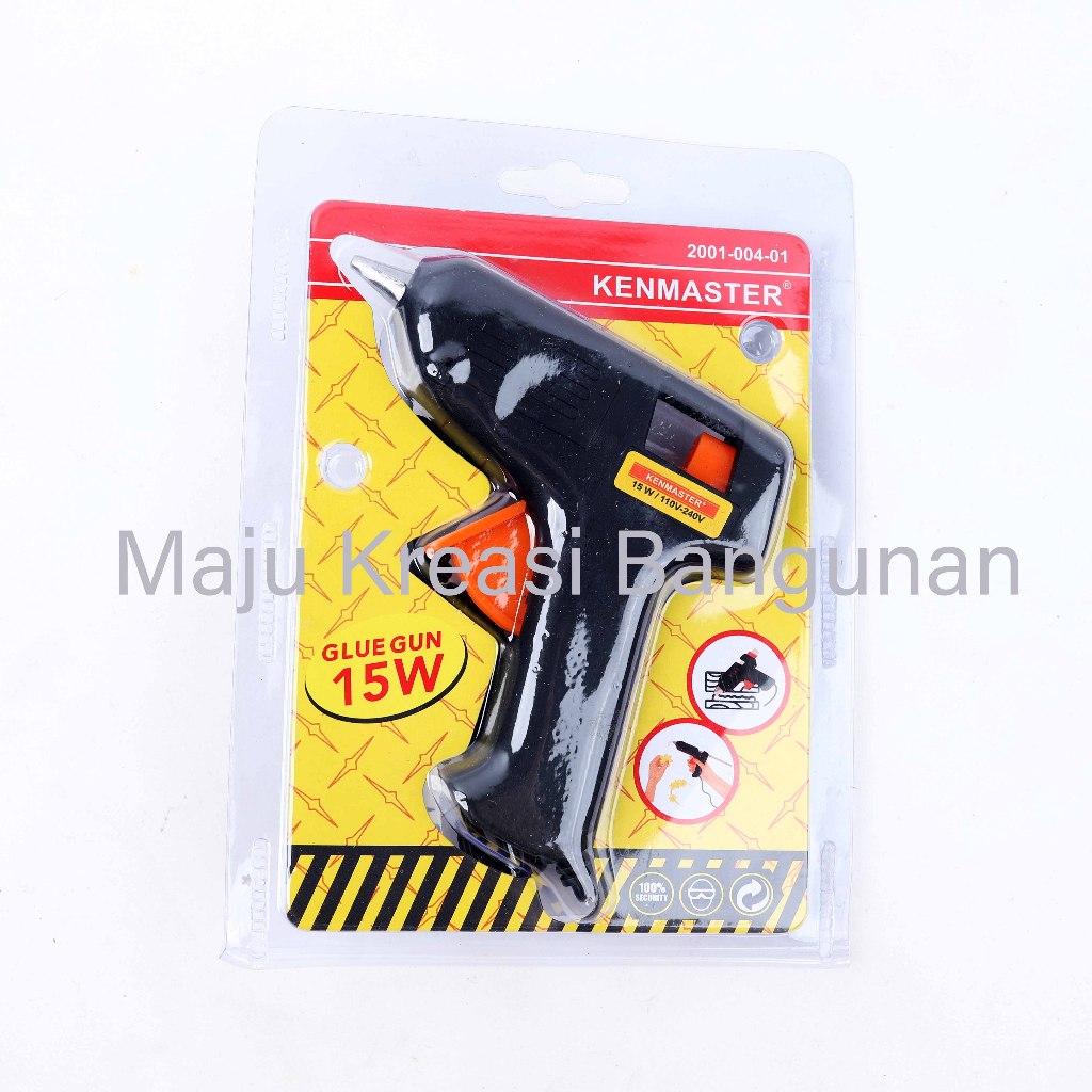 

Alat Lem Tembak Glue Gun Hot Gun Kecil 15 Watt Kenmaster + Isi