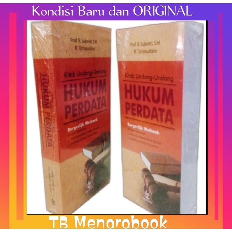 (Original)...    KITAB UNDANG UNDANG HUKUM PERDATA , KUHPer - R SUBEKTI