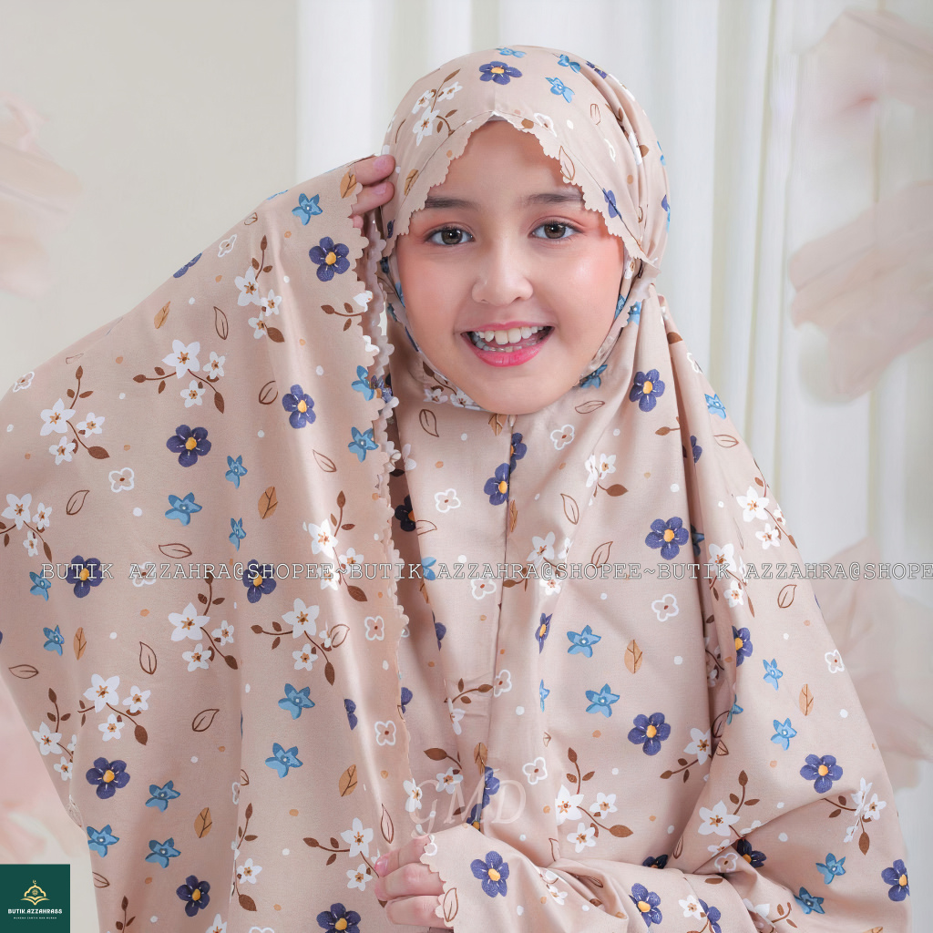 BUTIK.AZZAHRA MUKENA ANAK TANGGUNG 2IN1 ELISE BONITA