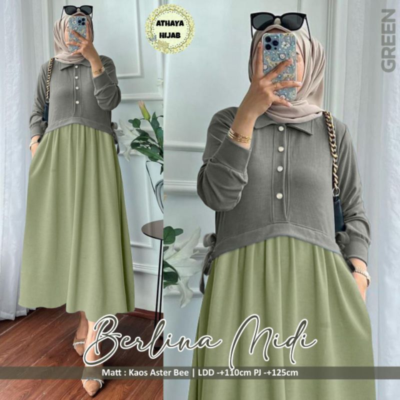 BERLINA MIDI BY ATHAYA/GAMIS MIDI POLOS