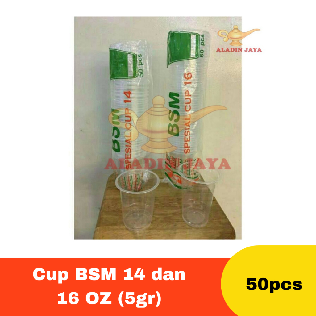 Cup BSM 14 dan 16 OZ (5gr)