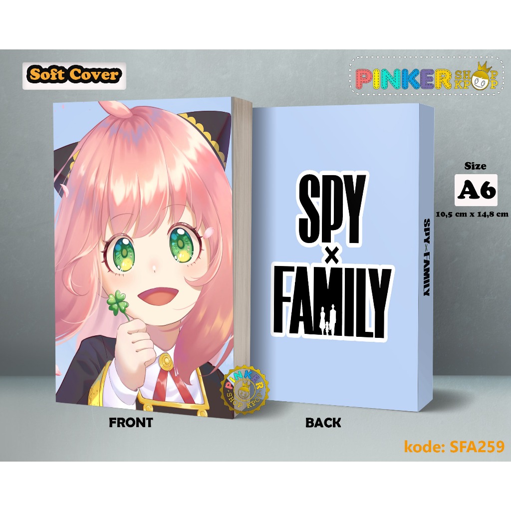 

(SFA259) Pocket Note ANIME Anya Roger X Spy Family kode 6 Softcover