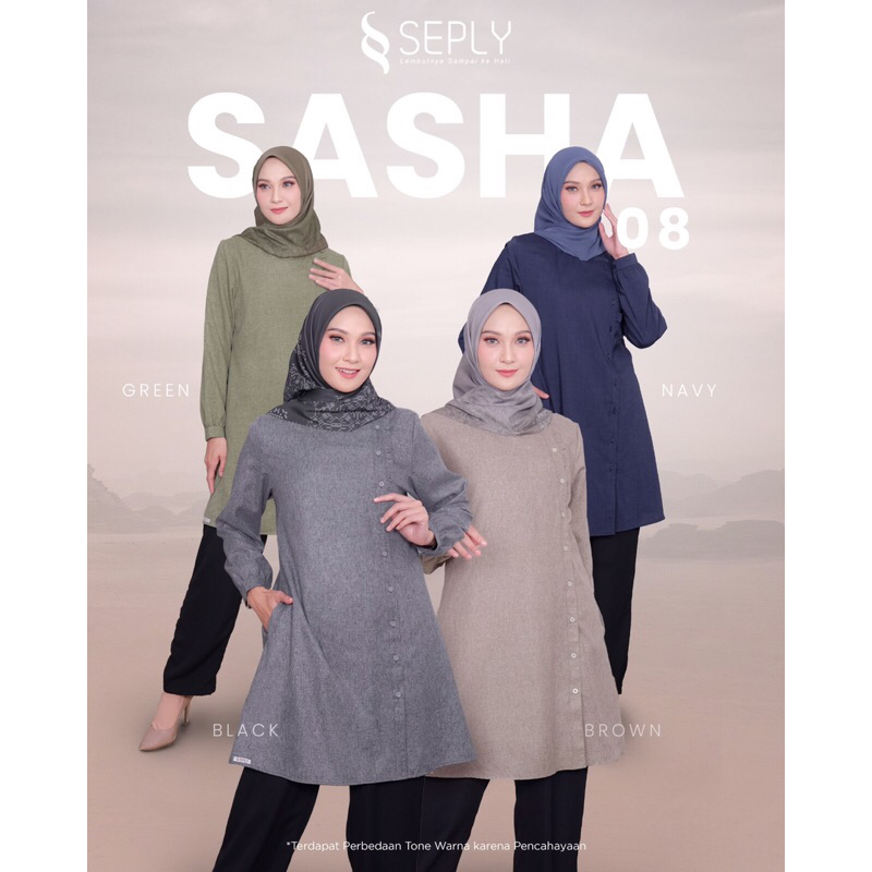 SASHA 08 TUNIK SEPLY || TUNIK POLOS || TUNIK TRENDY || TUNIK TERBARU || TUNIK NYAMAN DIPAKAI SEHARI-