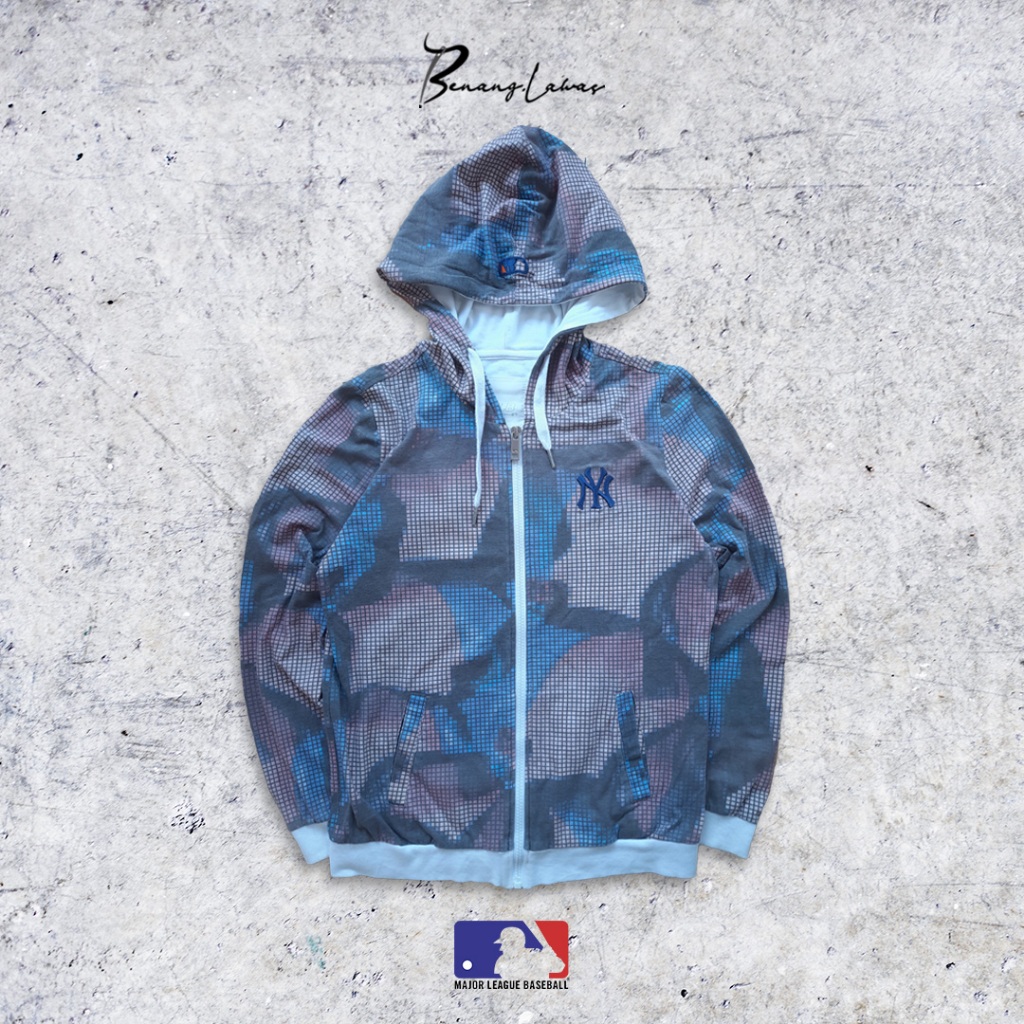 Jaket second MLB NY hoodie zipper