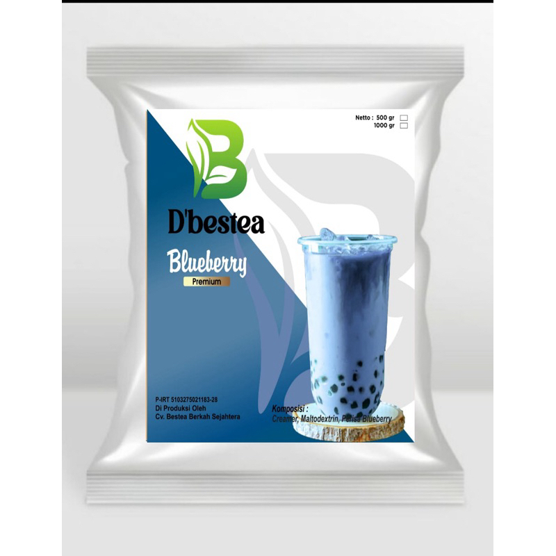 

Bubuk Minuman Rasa Blueberry Premium 1kg Powder Drink