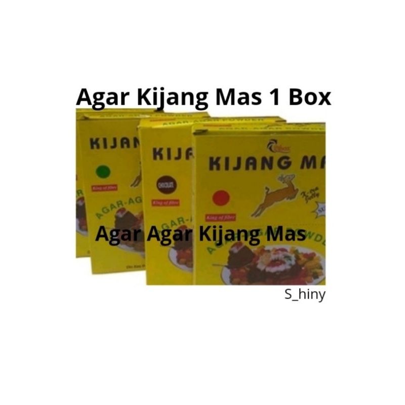 

Agar Agar Kijang Mas 1 Box