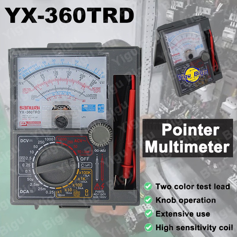 SANWA YX360TRD MULTIMETER AVOMETER ANALOG