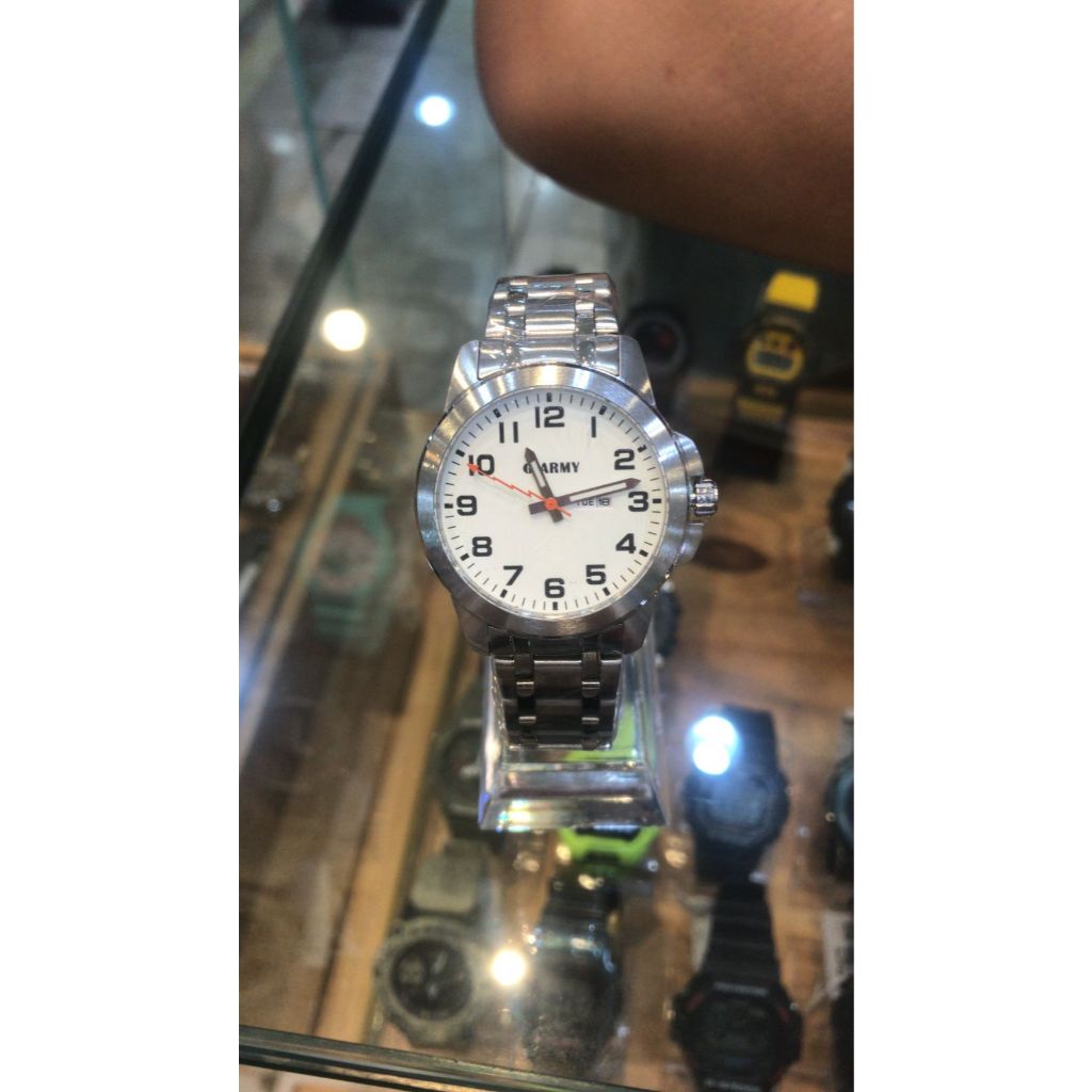 Jam Tangan Analog Pria GARMY DAKSA Stainless Steel Strap Watches
