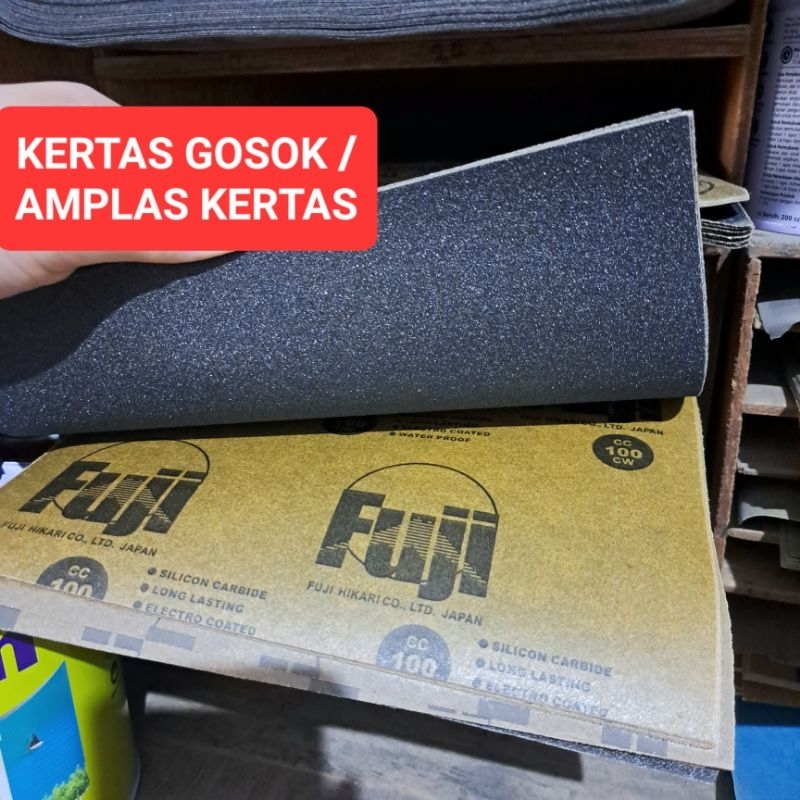 KERTAS AMPLAS KERTAS GOSOK  AMPELAS DICO HALUS KASAR LEMBARAN