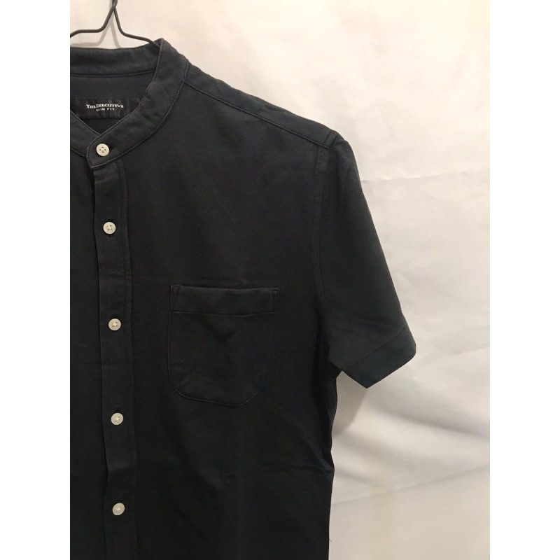 CLEREANCE SALE The Executive Kemeja Shanghai Lengan Pendek Hitam Original Authentic