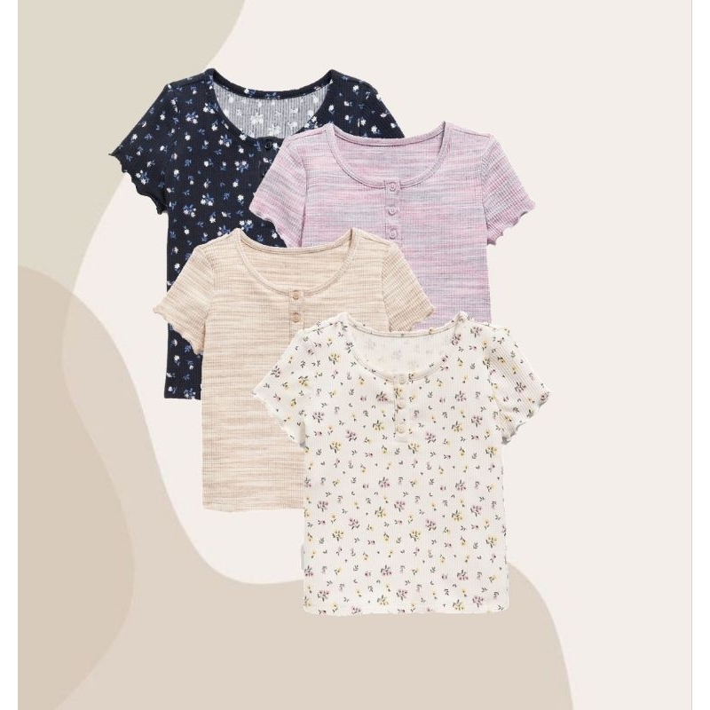 Kaos anak perempuan balita ON/Baju anak balita perempuan