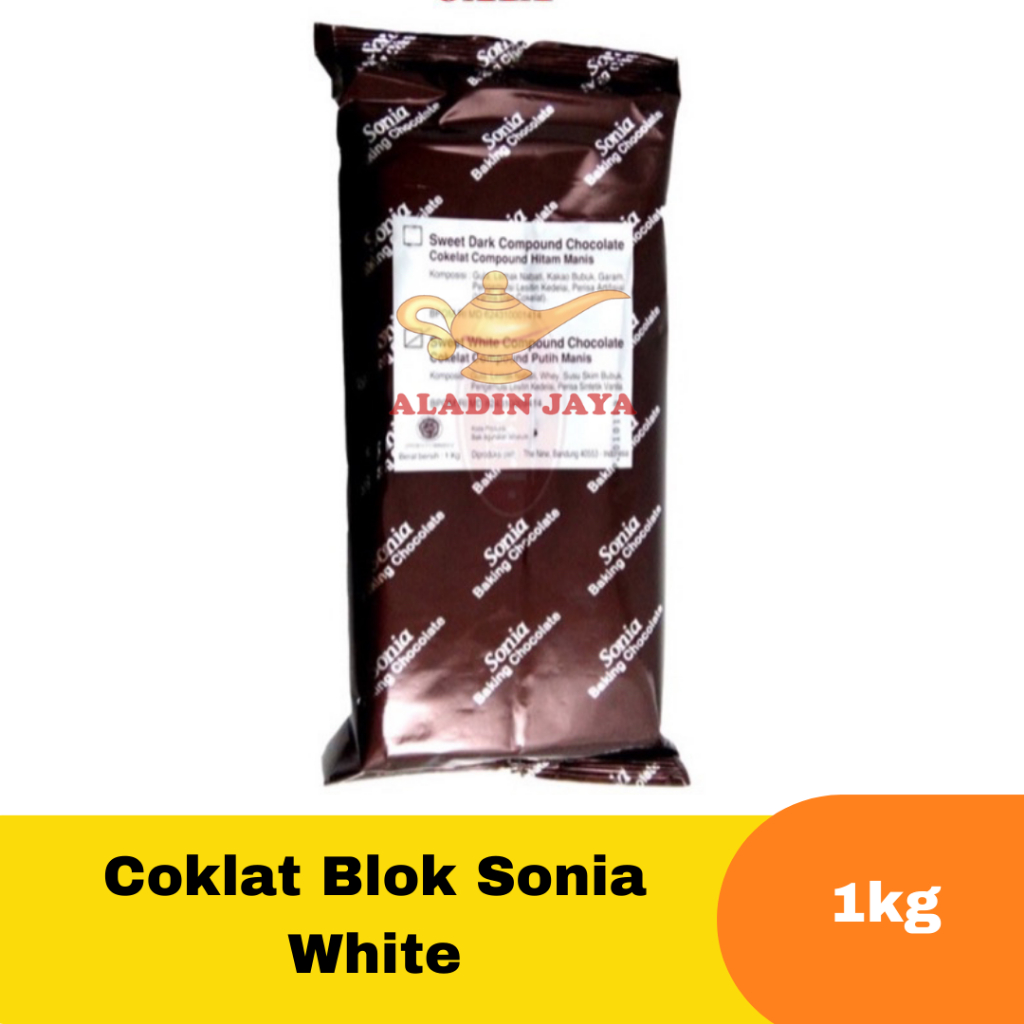

Coklat Blok Sonia White 1kg