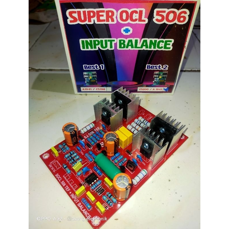 KIT DRIVER POWER 506 TEF PLUS INPUT BALANCE