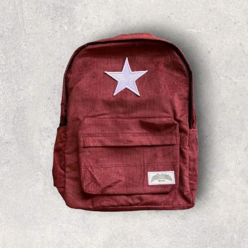 TAS BACKPACK STAR CORDUROY