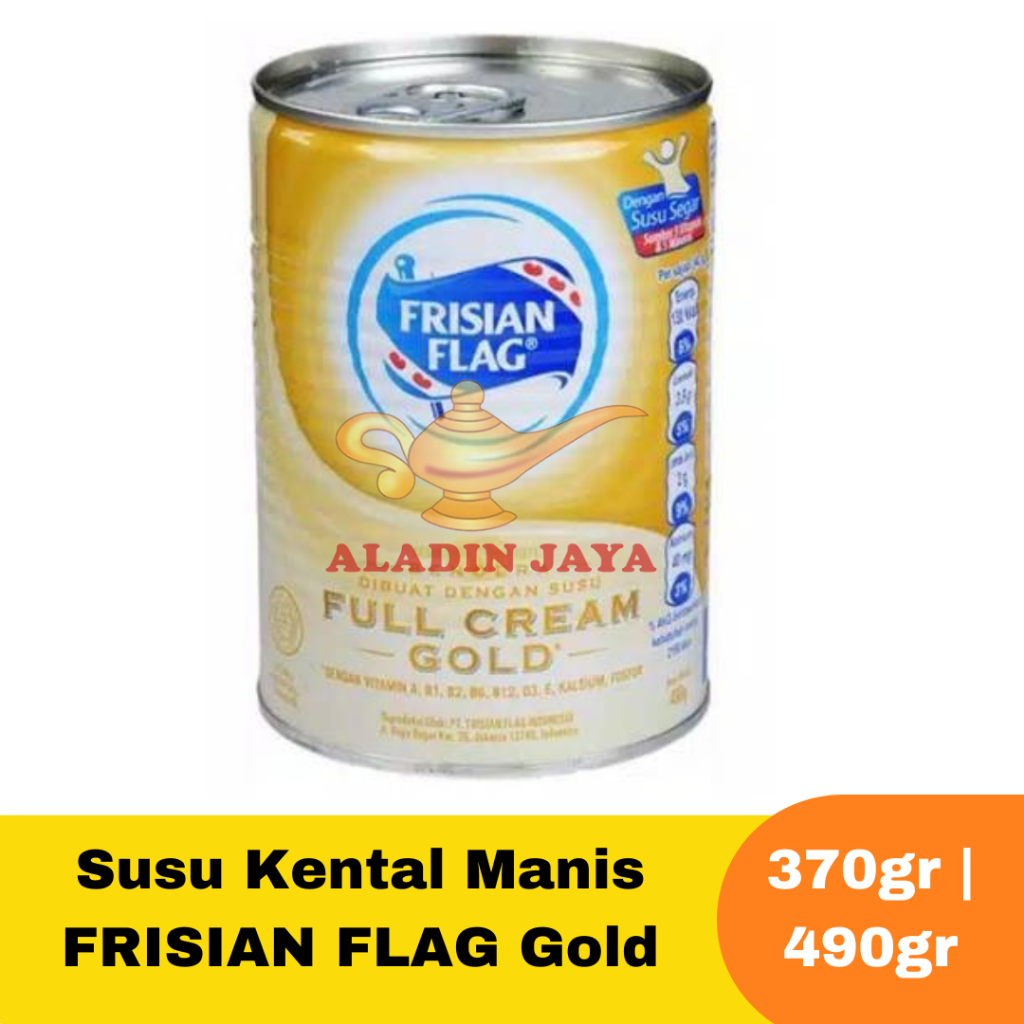 

Susu Kental Manis FRISIAN FLAG Gold ukuran 370gr | 490gr