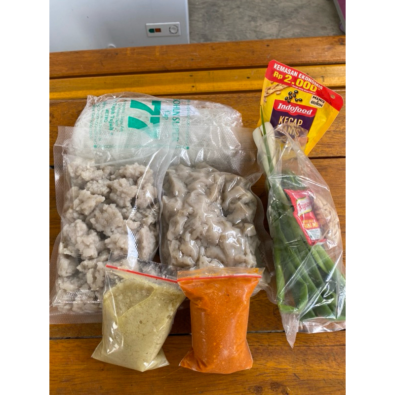 

Tekwan ikan 1kg paket komplit