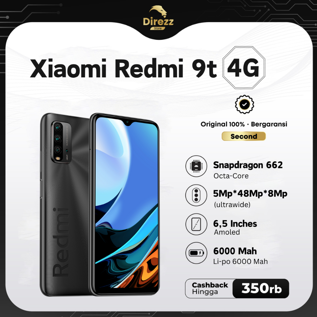 xiaomi redmi 9t 6/128gb second