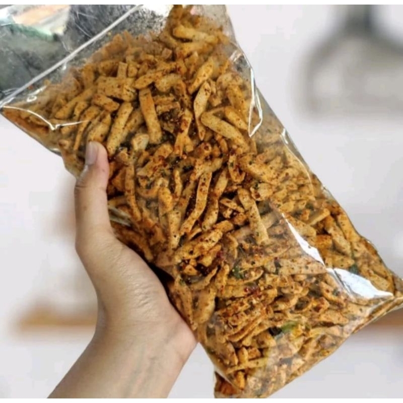 

Basreng pedas daun jeruk 1 kg