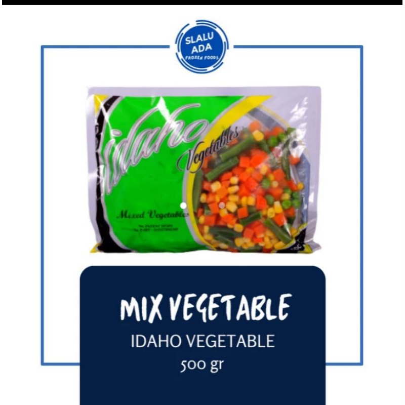 

Mix Vegetable Idaho Berat 500gram