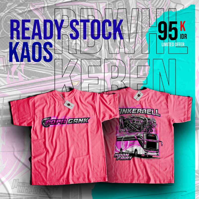 Kaos Bismania Po Padang Aran Tinkerbell