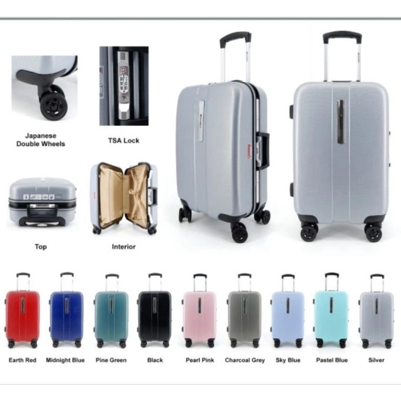 ART E4H8 Koper president 2inch  24 inc tanpa resleting  koper president fiber 5259 5267 5559