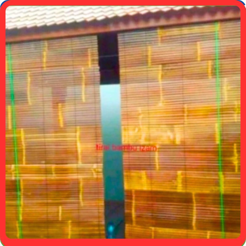 Tirai krei bambu hitam,tirai outdoor,krey gulung,kerai krei kere bambu 1,5x2