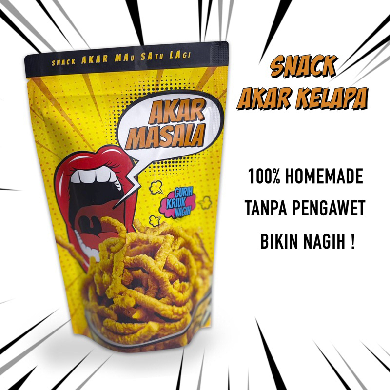 

Akar Masala - Snack Akar Kelapa 40gr