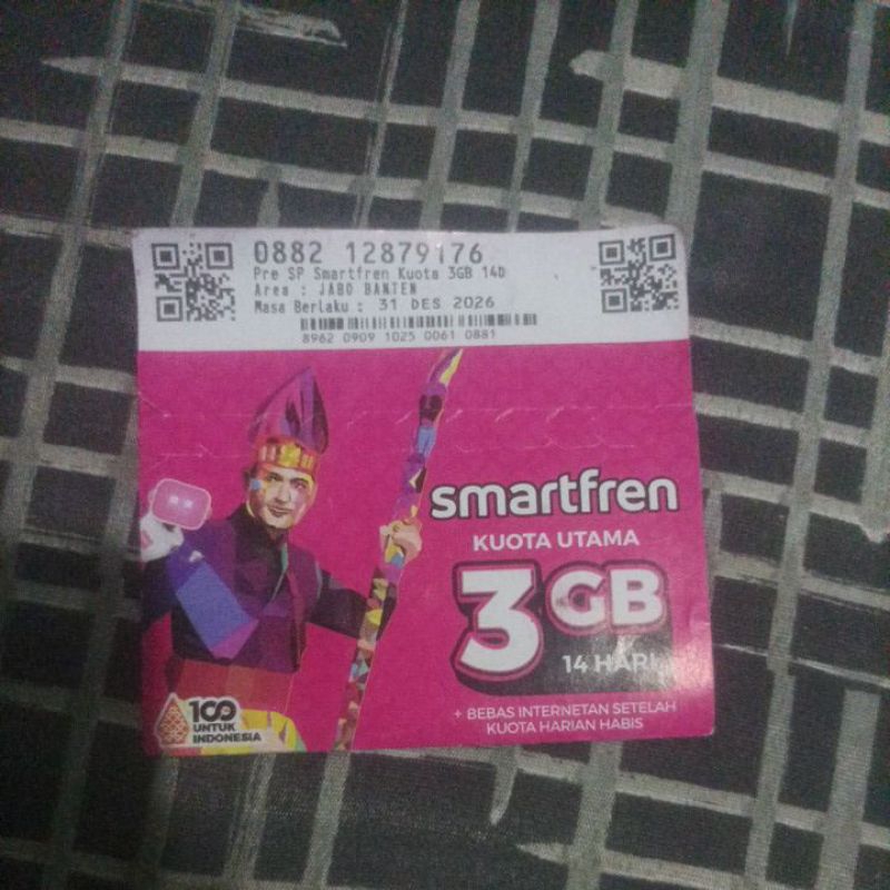 perdana Smartfren 18GB