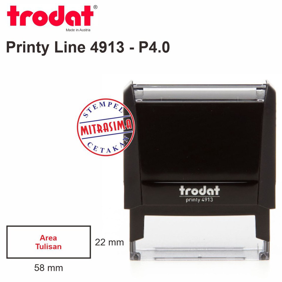 

Best Discount Stempel Trodat 4913 Model Persegi