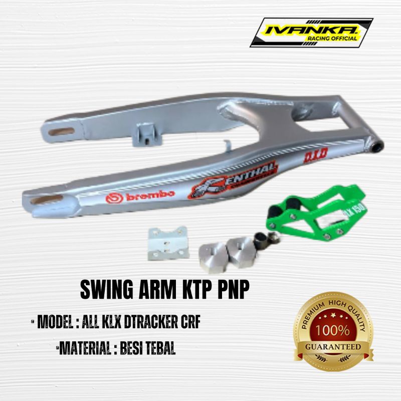 SWING ARM KLX 150 DTRACKER CRF 150 MODEL KTM LISLAS 66 Cm (Bonus Karet Bantalan Rantai dan Tensioner