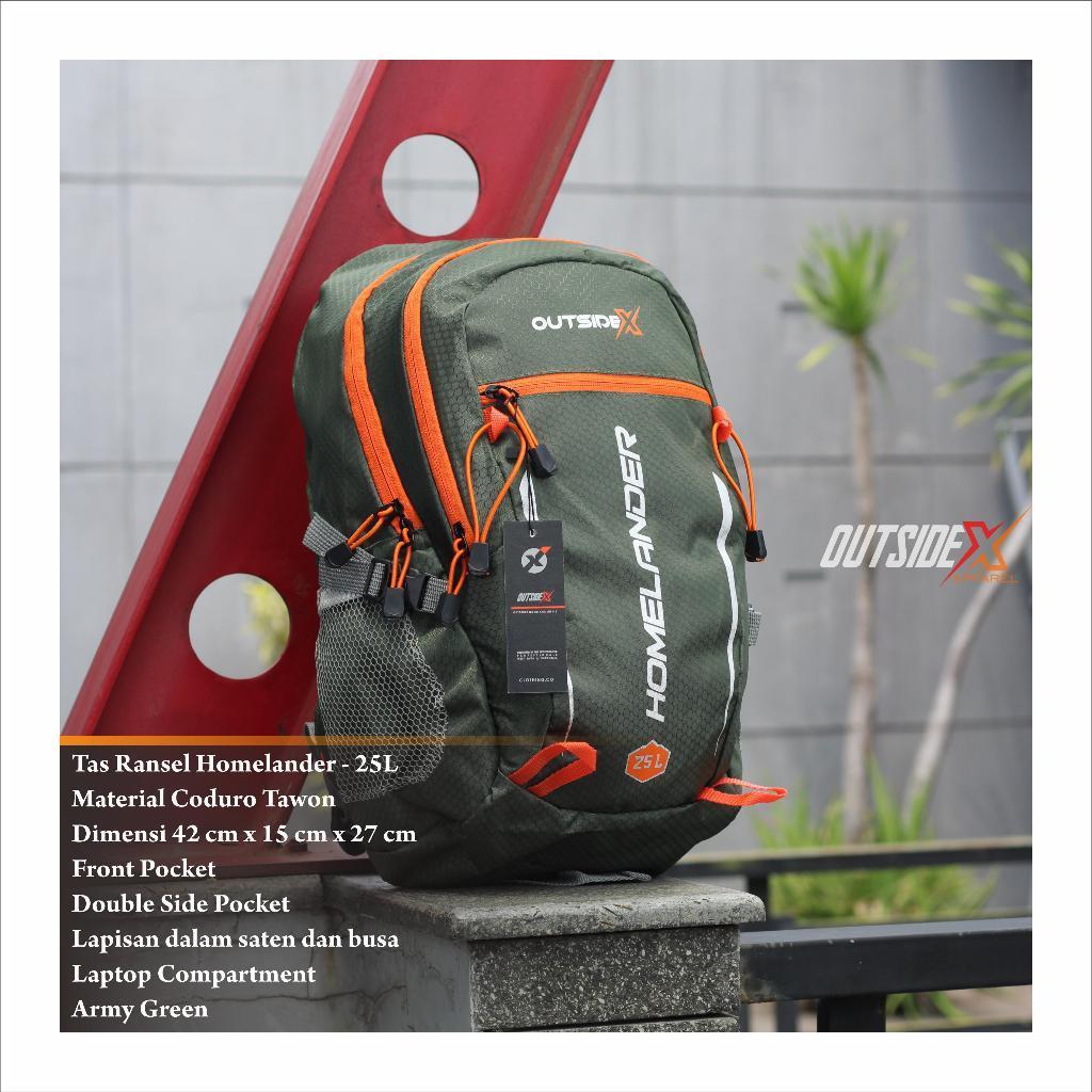 OutsideX - Tas Ransel Gunung 25 Liter Homelander