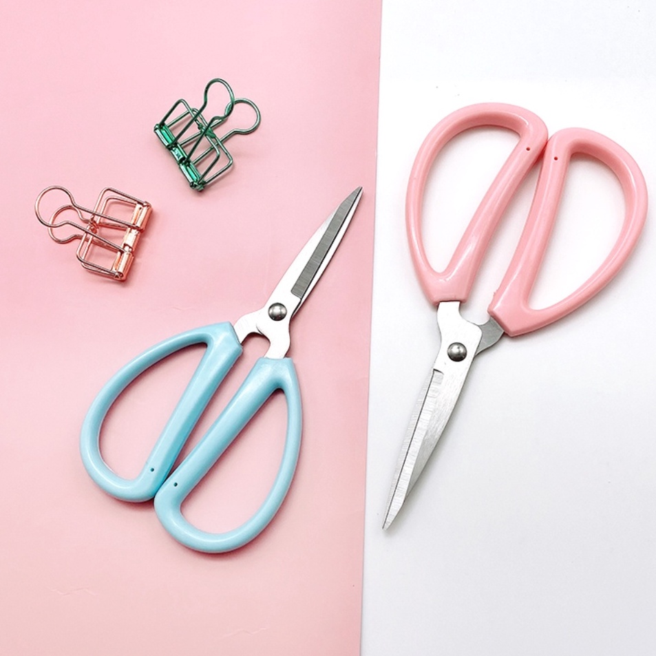 

Grosir Resmi Gunting Serbaguna Multifungsi Tajam Gagang Bulat Gunting Potong Bahan Kain Kertas Seng Warna Pastel Gunting Kodok Tailor Scissors