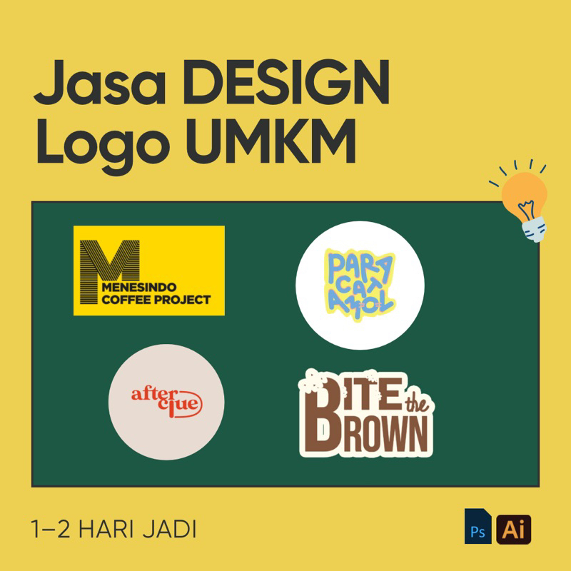 JASA DESIGN LOGO CUSTOM PROFESSIONAL / DESAIN LOGO UMKM / ONLINE SHOP