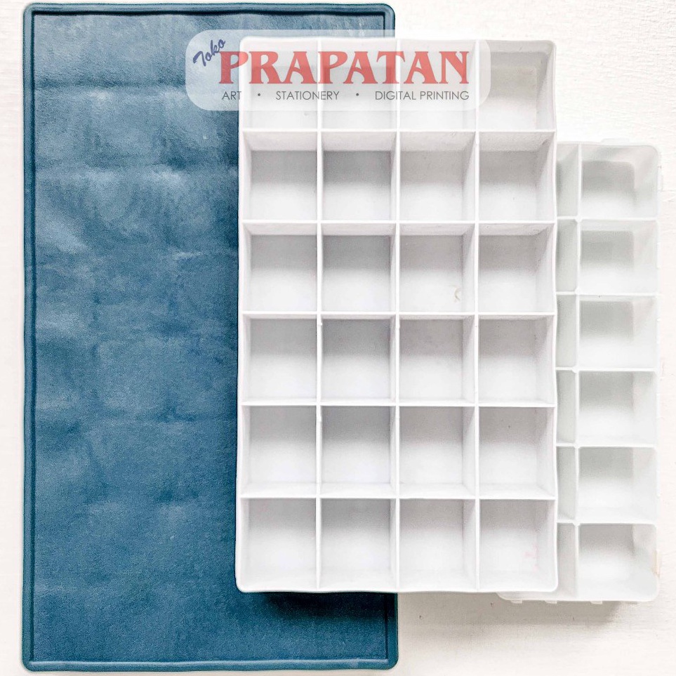 

Pasti Laris Palet Lukis Plastik Cover Rubber VTEC Tempat Cat Akrilik Gouache