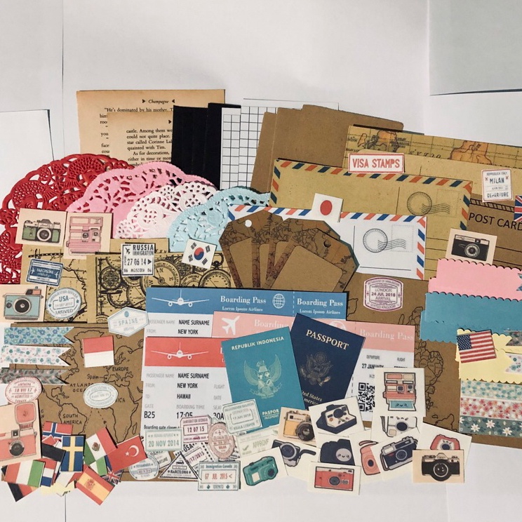 

Model Cantik JOURNAL KIT TRAVEL 1pcs