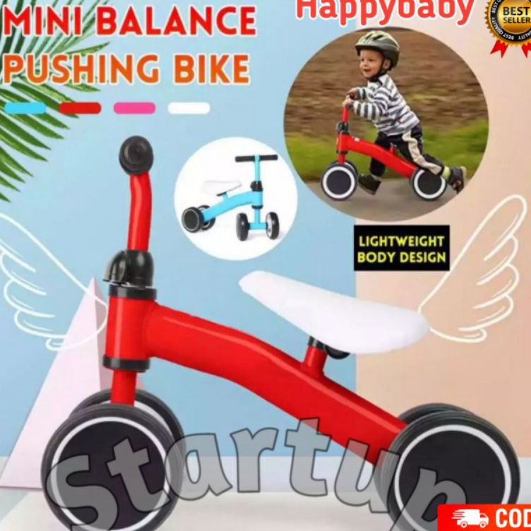 Dijamin Puas  PROMO Sepeda Balance Bike Roda 4  Sepeda Latihan Keseimbangan Anak
