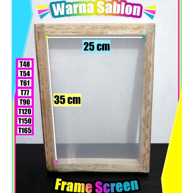 

Serbu Discount Frame screen sablon 25 x 35