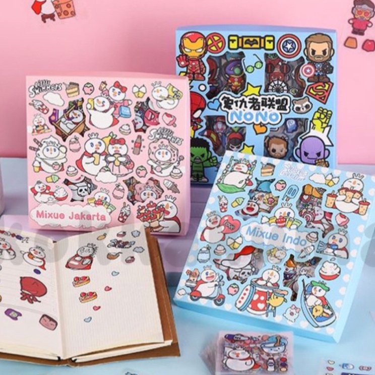 

Murah Belanja KKM MOMO NONO CICI NINI AVENGERS MIXUE MOCHI ROBLOX MINECRAFT ONE PIECE BLACK PINK JAKARTA Aesthetic Sticker Karakter Box PET Waterproof Stiker Box isi 1 VERSI TERBARU