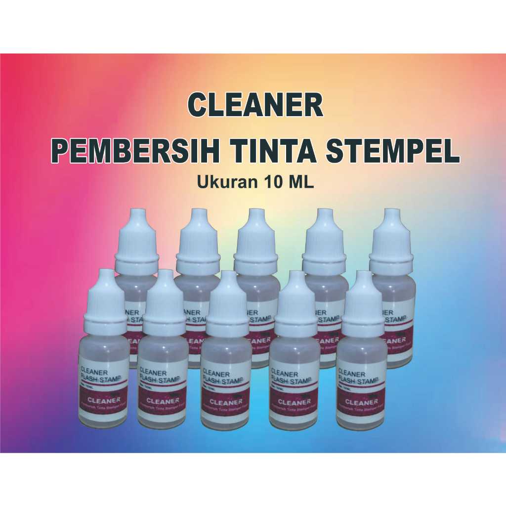 

Cleaner Pembersih Tinta Stempel Flash 10 ML