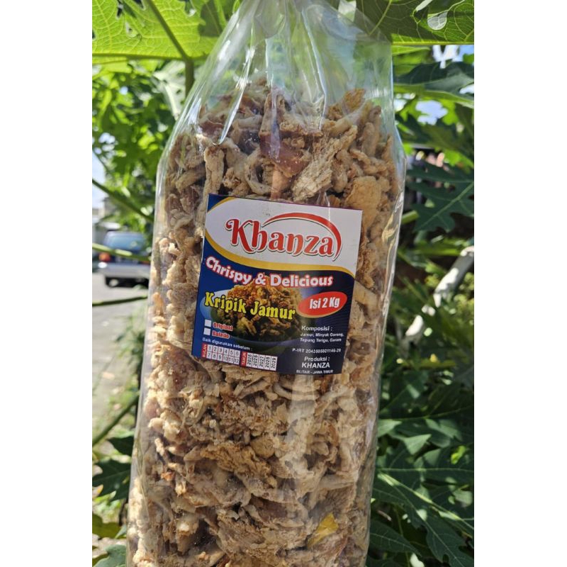 

jamur krispy 1kg/ kripik jamur/ Khanza jamur crispi/ Snack kiloan