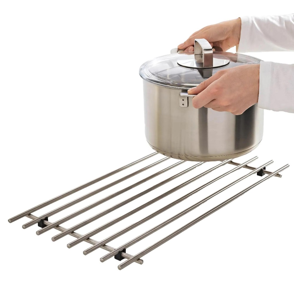 936 - ALAS WAJAN ANTI PANAS TATAKAN PANCI BESAR PANCI PENGGORENGAN STAINLESS STEEL