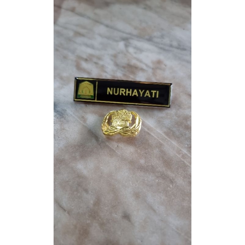 

name tag + pin korpri