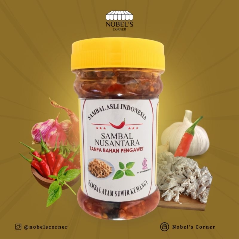 

(NEW) Sambal Ayam Suwir Kemangi - Sambal Nusantara