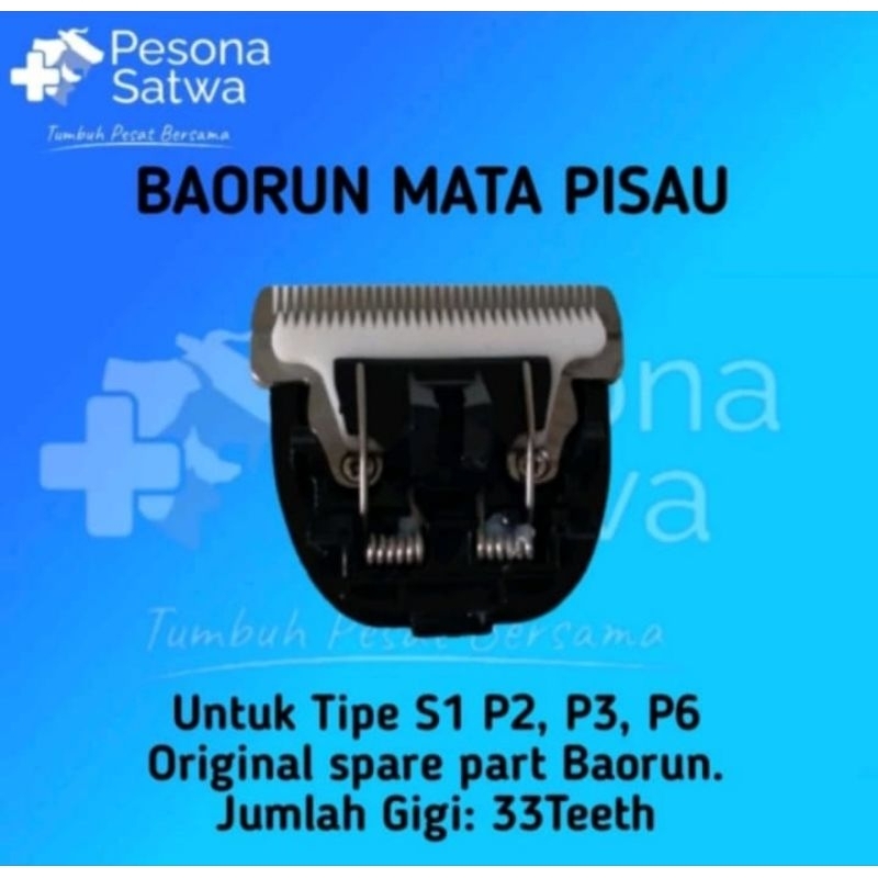 Spare Part Baorun Mata Pisau Cadangan Saja- Untuk Alat Cukur Domba Hewan ,Baorun S1, P2,P3,P6