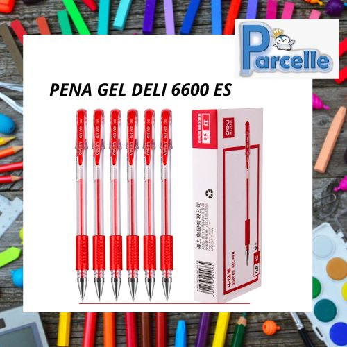 

Deli Gel Pen Pulpen 0.5mm Gelpen Penjel 6600ES Lembut Nyaman Bolpen Jel Pena Pul Pen Pengel Lancar